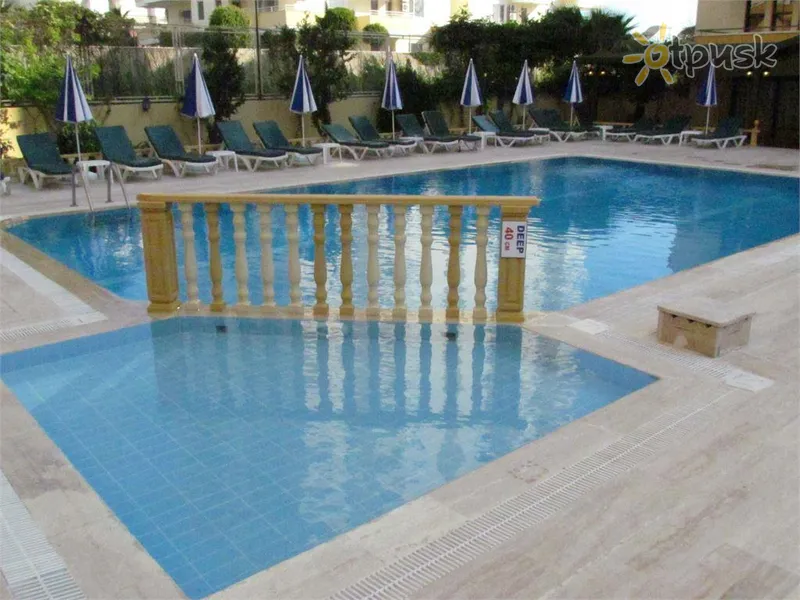 Фото отеля Gold Twins Family Beach Hotel 3* Alanija Turkija išorė ir baseinai