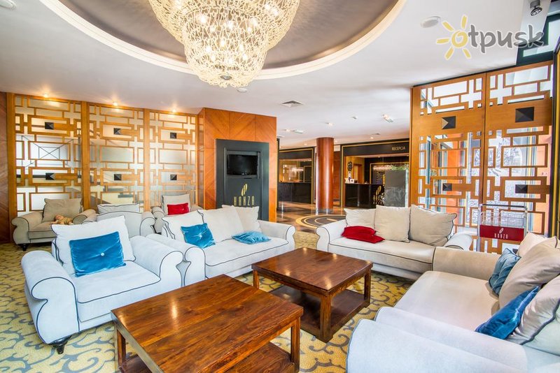 Фото отеля Hanza Hotel 4* Гданьск Польша лобби и интерьер