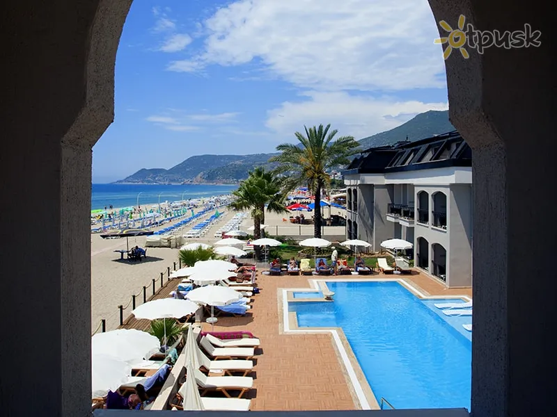 Фото отеля Alaaddin Beach Hotel 3* Alanija Turkija išorė ir baseinai