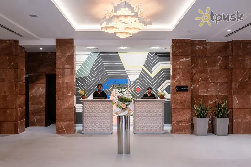 Фото отеля Leva Hotel Mazaya Centre 4* Дубай ОАЭ лобби и интерьер