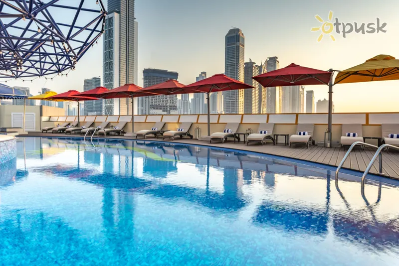 Фото отеля Leva Hotel Mazaya Centre 4* Дубай ОАЭ экстерьер и бассейны