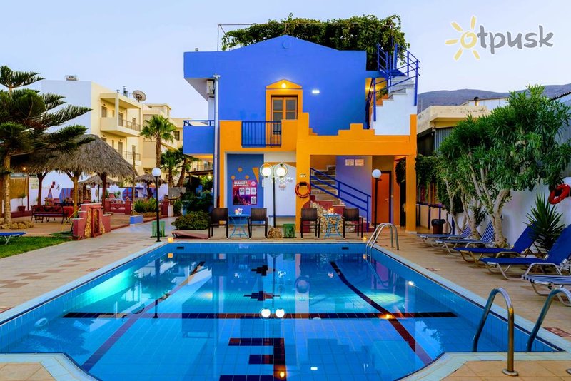 Фото отеля Eltina Apartments 2* о. Крит – Ираклион Греция экстерьер и бассейны