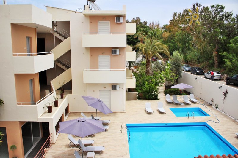 Фото отеля Dioni Hotel 3* о. Крит – Ретимно Греция экстерьер и бассейны