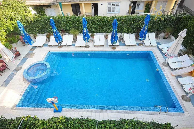 Фото отеля Aquamarin Hotel 3* Budva Juodkalnija išorė ir baseinai