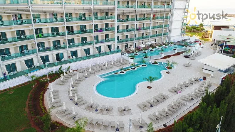 Фото отеля Asterias Beach Hotel 4* Айя Напа Кипр экстерьер и бассейны