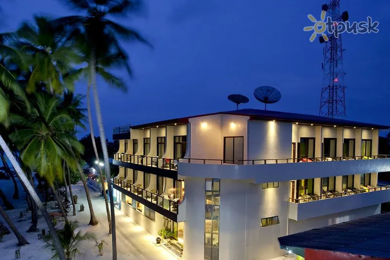 Фото отеля Kaani Beach Hotel 3* Pietų Malės atolas Maldyvai išorė ir baseinai