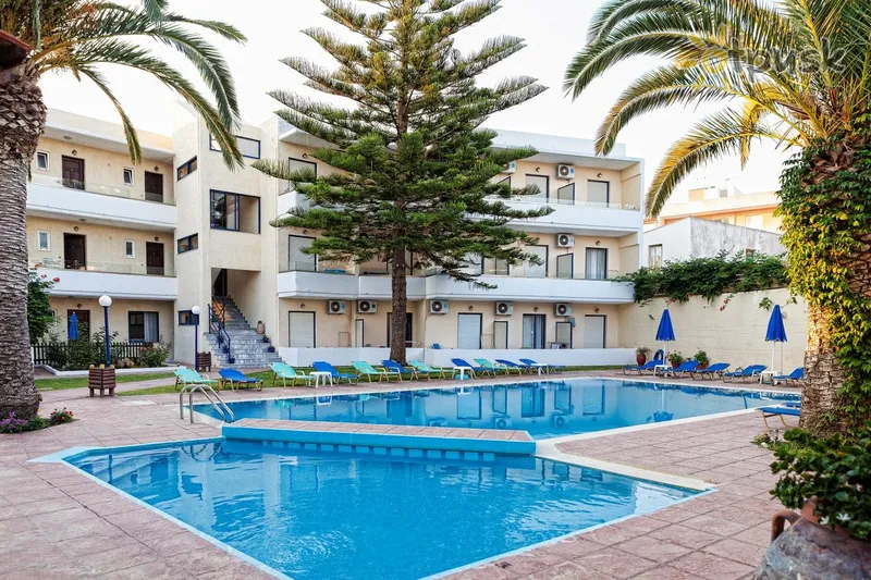 Фото отеля Cretan Sun Hotel & Apartments 3* о. Крит – Ретимно Греция экстерьер и бассейны