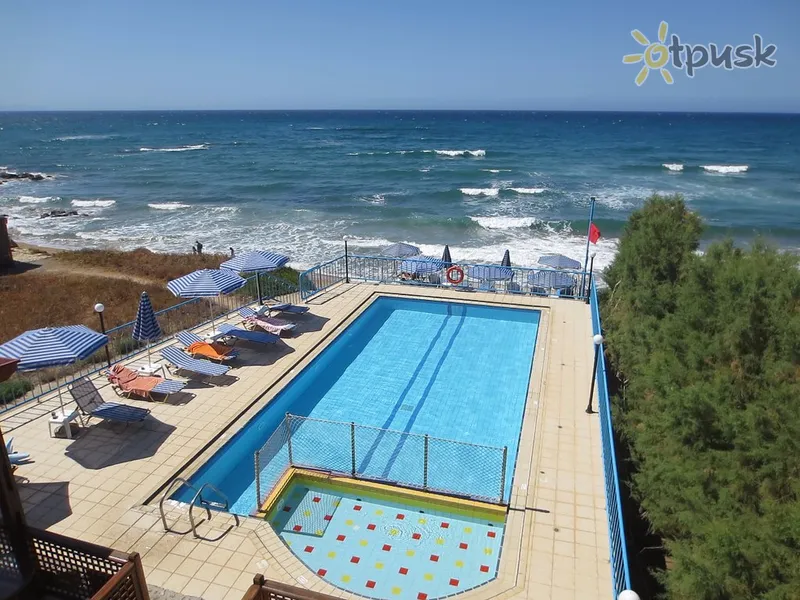 Фото отеля Danaos Beach 2* о. Крит – Ретимно Греция экстерьер и бассейны