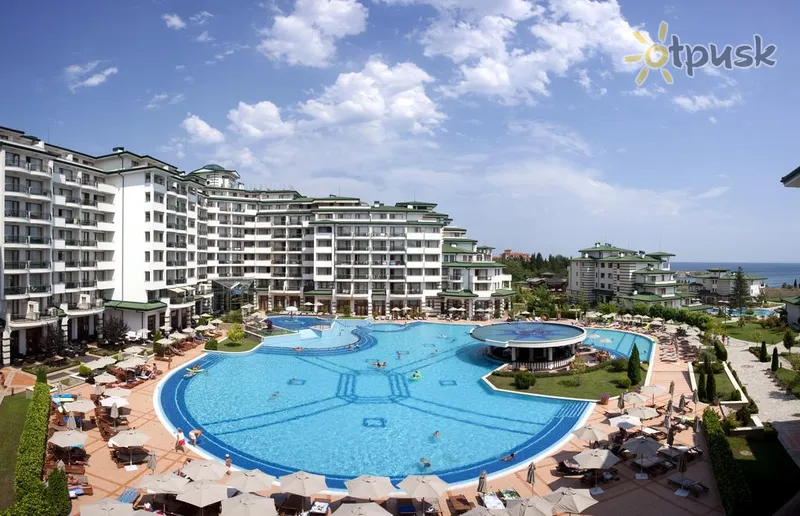 Фото отеля Emerald Beach Resort & Spa 5* Ravda Bulgārija ārpuse un baseini