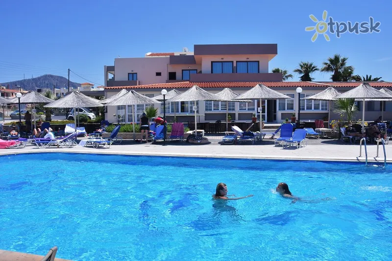 Фото отеля Kalia Beach Hotel 3* о. Крит – Ираклион Греция экстерьер и бассейны