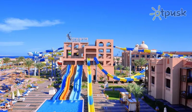 Фото отеля Albatros Aqua Blu Resort Hurghada 4* Хургада Єгипет аквапарк, гірки
