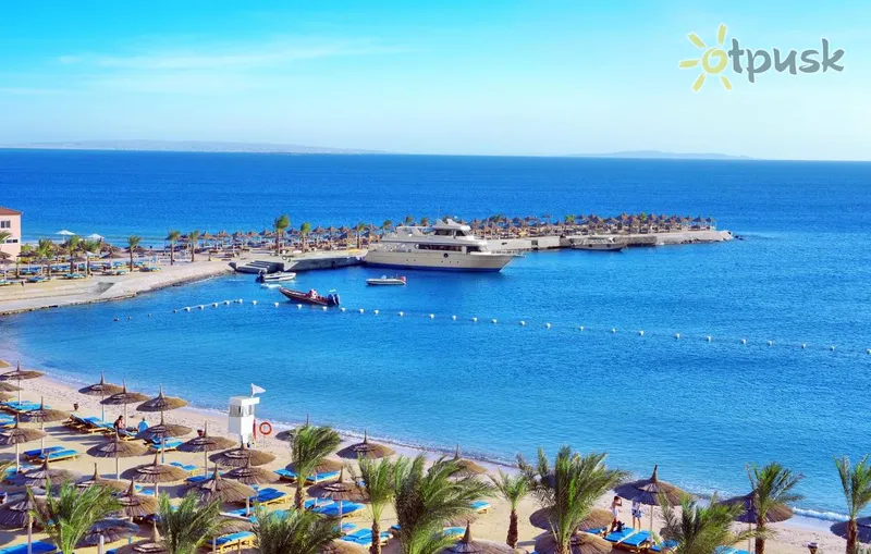 Фото отеля Albatros Aqua Blu Resort Hurghada 4* Хургада Египет пляж