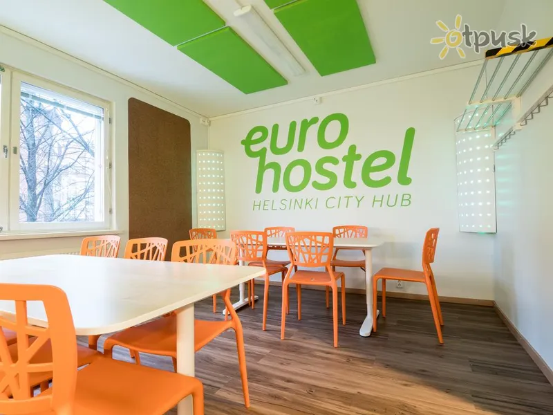 Фото отеля Eurohostel 1* Хельсинки Финляндия лобби и интерьер