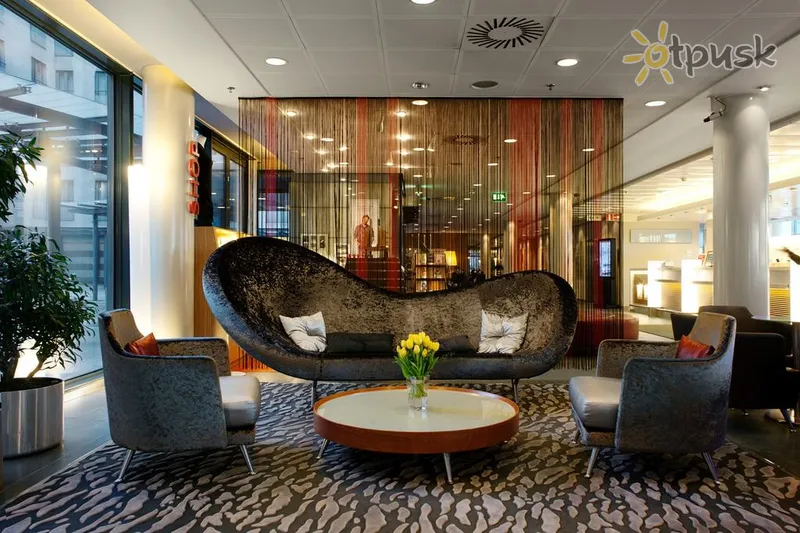 Фото отеля Scandic Simonkenttä Hotel 4* Хельсинки Финляндия лобби и интерьер