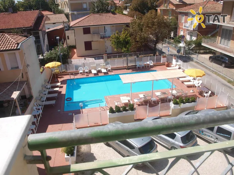Фото отеля I Girasoli Residence 3* Ріміні Італія екстер'єр та басейни