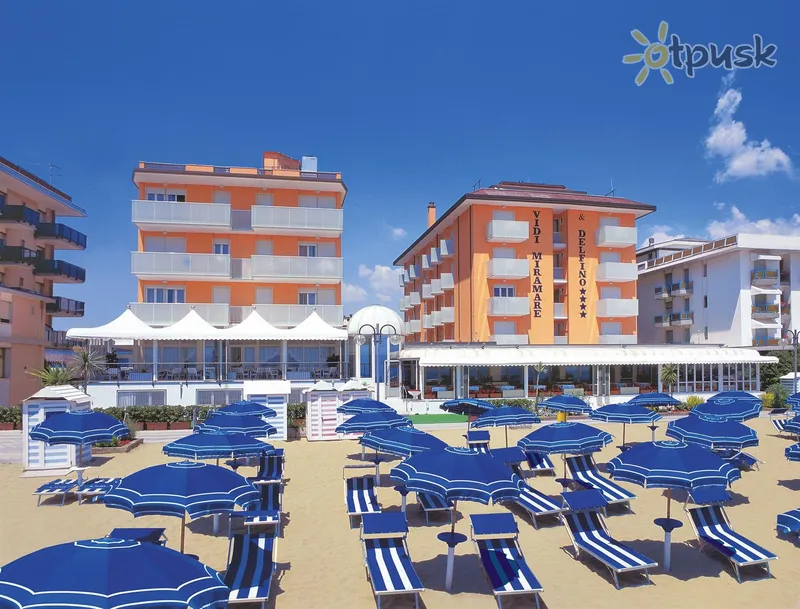 Фото отеля Vidi Miramare & Delfino 4* Лідо Ді Езоло Італія пляж