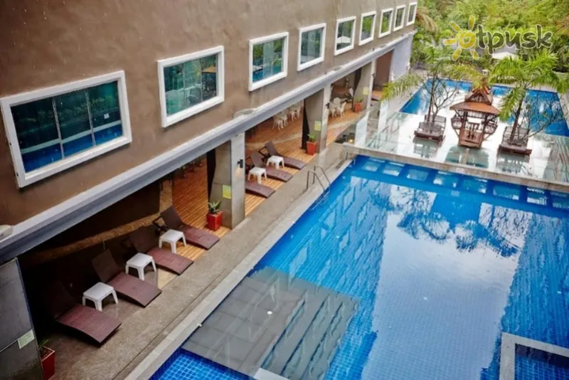 Фото отеля Ease Jomtien Hotel 3* Pataja Taizeme ārpuse un baseini