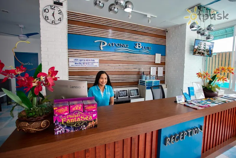 Фото отеля Patong Blue 3* о. Пхукет Таиланд лобби и интерьер