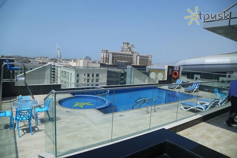 Фото отеля Tulip Al Barsha Hotel Apartments 4* Dubajus JAE išorė ir baseinai