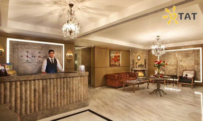 Фото отеля Berjer Boutique Hotel & Spa 4* Стамбул Турция лобби и интерьер