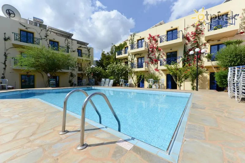 Фото отеля Milos Apartments 2* о. Крит – Ираклион Греция экстерьер и бассейны