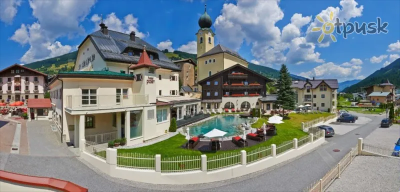 Фото отеля Post Hotel Saalbach 4* Заальбах Австрия экстерьер и бассейны
