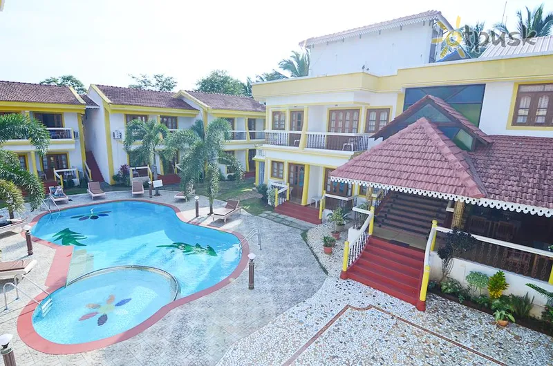 Фото отеля The Fern Spazio Leisure Resort 3* Šiaurės Goa Indija išorė ir baseinai