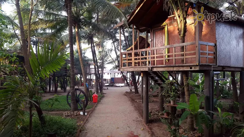 Фото отеля Goan Cafe Beach Resort 2* Šiaurės Goa Indija išorė ir baseinai
