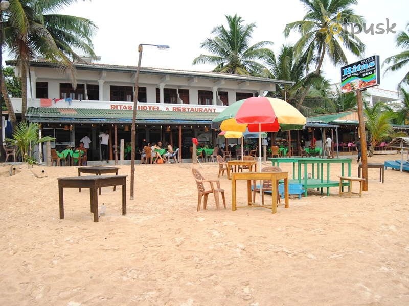 Фото отеля Ritas Hotel 3* Хіккадува Шрі Ланка пляж