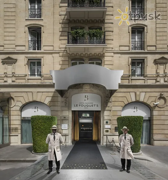 Фото отеля Barriere Le Fouquet's 5* Париж Франция экстерьер и бассейны