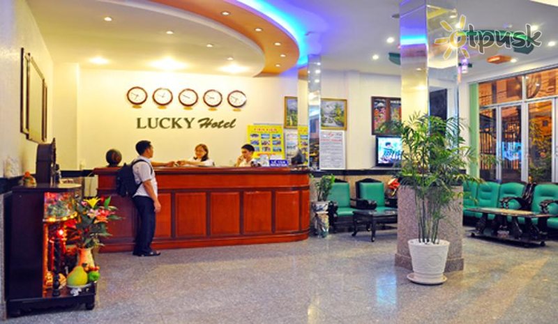 Фото отеля Lucky Hotel 2* Нячанг Вьетнам лобби и интерьер