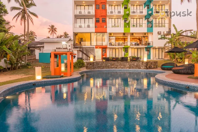 Фото отеля J Ambalangoda Hotel 3* Ambalangoda Šrilanka ārpuse un baseini