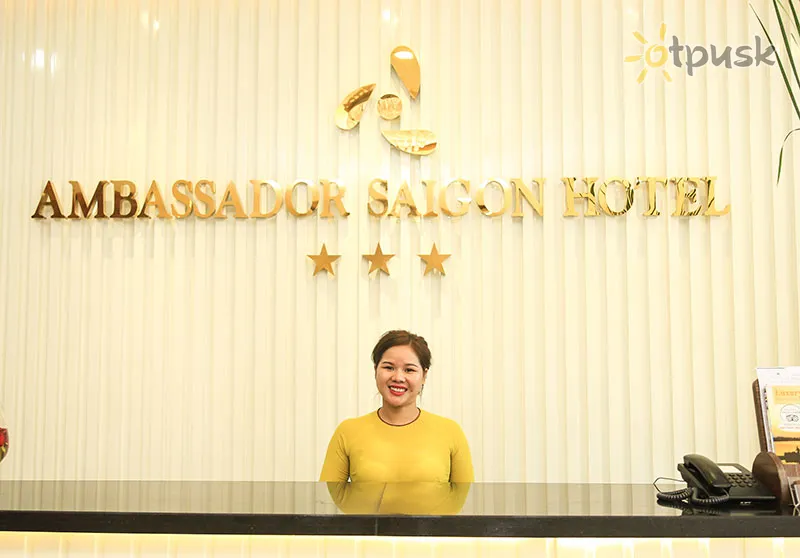 Фото отеля Ambassador Saigon Hotel 3* Hošimino miestas Vietnamas fojė ir interjeras