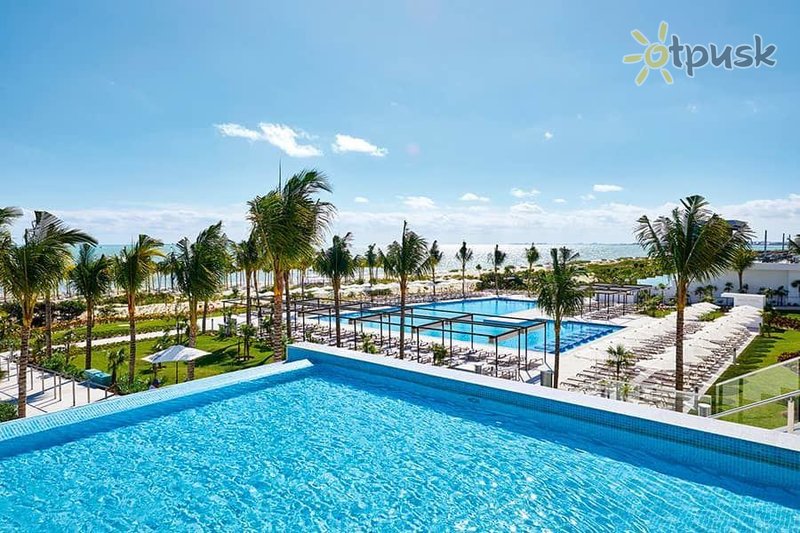 Фото отеля Riu Palace Costa Mujeres 5* Канкун Мексика экстерьер и бассейны