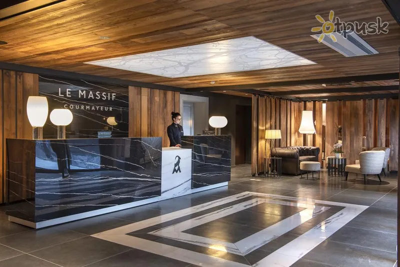 Фото отеля Le Massif Hotel & Lodge 5* Courmayeur Itālija vestibils un interjers