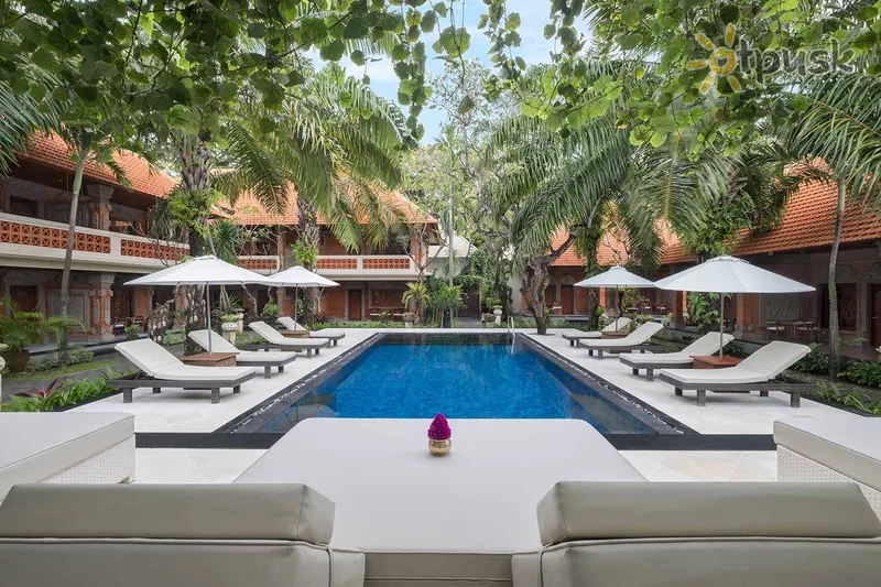 Фото отеля Griya Santrian a Beach Resort & Spa 4* Санур (о. Бали) Индонезия экстерьер и бассейны