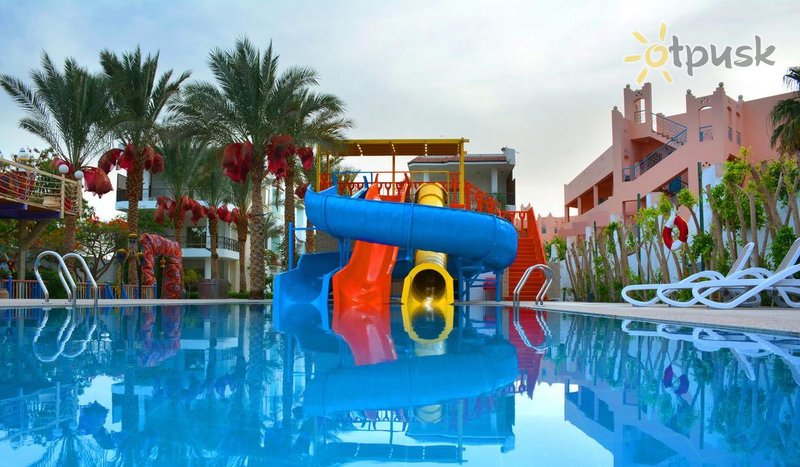 Фото отеля MinaMark Beach Resort 4* Хургада Египет аквапарк, горки