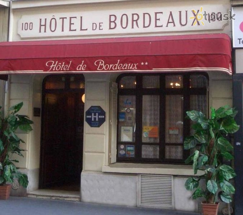 Фото отеля Bordeaux Hotel 2* Париж Франция экстерьер и бассейны