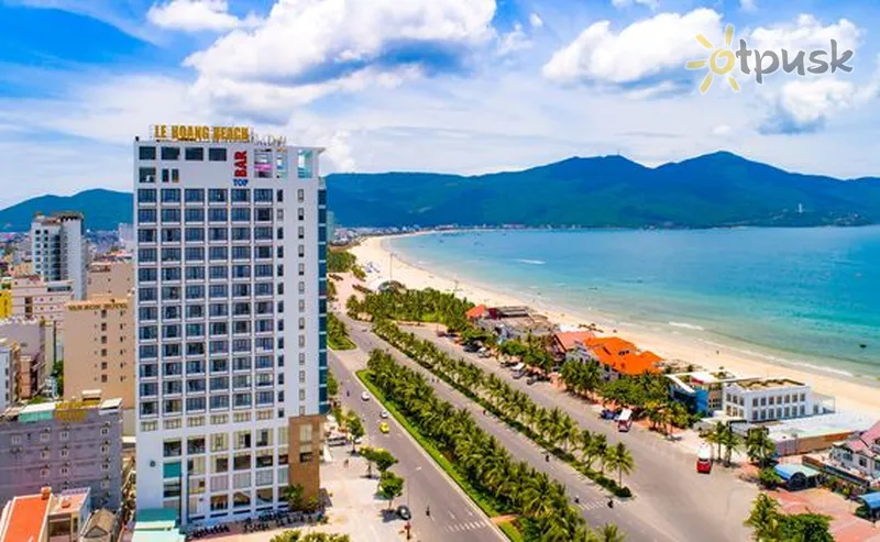Фото отеля Le Hoang Beach 4* Danangas Vietnamas išorė ir baseinai