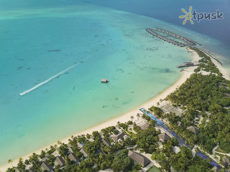 Фото отеля Fairmont Maldives Sirru Fen Fushi 5* Shaviani atolas Maldyvai išorė ir baseinai