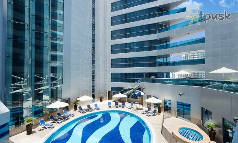 Фото отеля Gulf Court Hotel Business Bay 4* Дубай ОАЭ экстерьер и бассейны