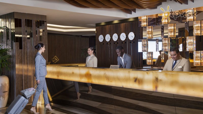 Фото отеля Gulf Court Hotel Business Bay 4* Дубай ОАЭ лобби и интерьер
