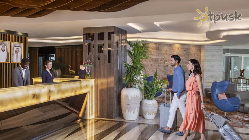 Фото отеля Gulf Court Hotel Business Bay 4* Дубай ОАЭ лобби и интерьер