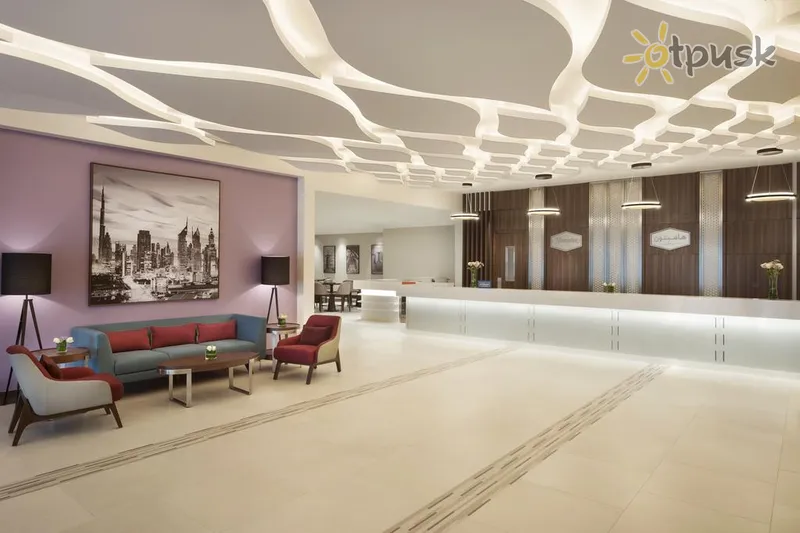 Фото отеля Hampton By Hilton Dubai Airport 3* Dubaija AAE vestibils un interjers