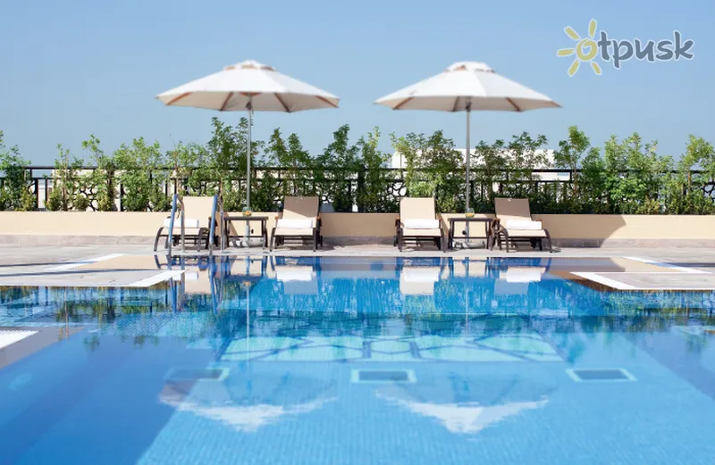 Фото отеля Movenpick Hotel Apartments Al Mamzar Dubai 5* Дубай ОАЭ экстерьер и бассейны