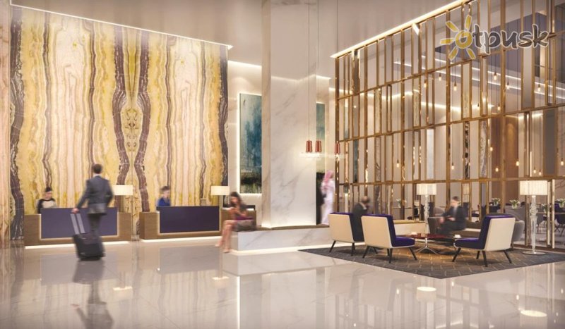 Фото отеля Grand Cosmopolitan Hotel 5* Дубай ОАЭ лобби и интерьер