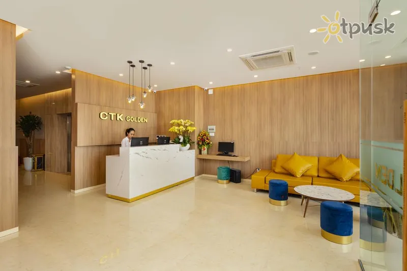 Фото отеля CTK Golden Hotel 3* Нячанг Вьетнам лобби и интерьер