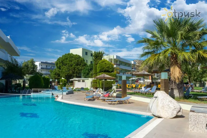 Фото отеля Stamos Hotel 2* Rodas Graikija išorė ir baseinai