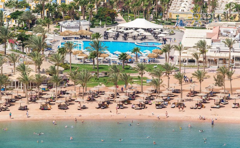 Фото отеля Mirage Bay Resort & Aquapark Lilly Land 4* Хургада Египет пляж