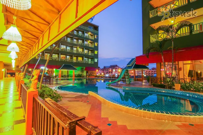 Фото отеля Phuphaya Resort 4* Pataja Tailandas išorė ir baseinai